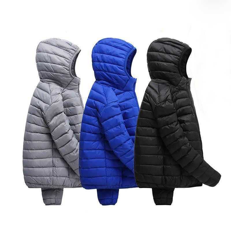 Lightweight Velvet Cotton Jacket for Men, Short Stand-Up Collar, Hooded Casual Lightweight Cotton Jacket, Large Size Men's Clothing