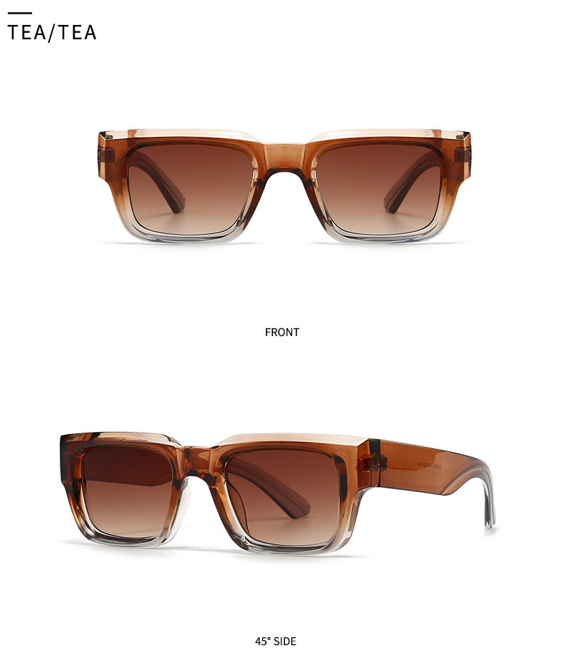 Gränsöverskridande fyrkantiga solglasögon för män moderna vintage Miami Beach UV400 solglasögon herrsolglasögon 3603_voghion.com