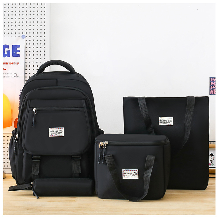 Kids Backpacks Elementary And Middle School Students' Backpacks, Cute Thermal Insulation Lunch Bag Sets, Fashionable And Versatile Simple Backpacks_voghion.com