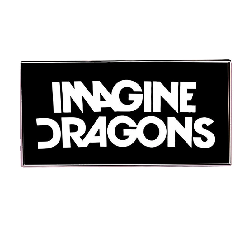 Воображаемые Драконы Dream Dragon Bands расправленный американский независимый рок-музыка ненужный металлический сплав значок