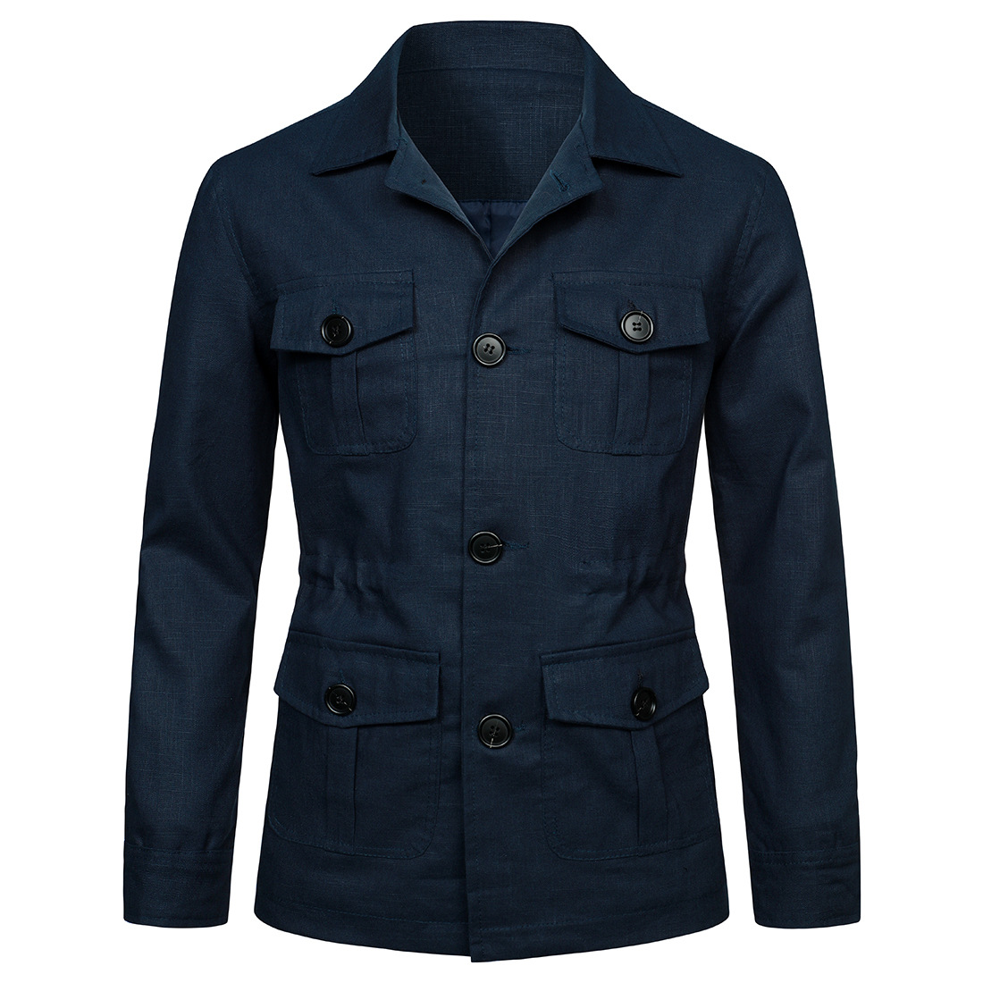 Pure handmade European and American hunting cloth SAFARI JACKET linen jacket British retro gentry decoration jacket to travel y 4