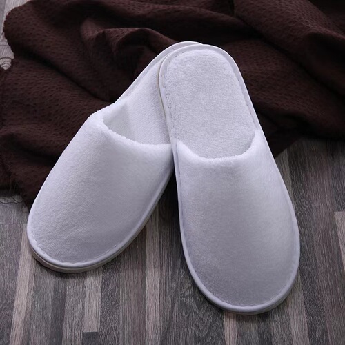 Five-star hotel disposable slippers wholesale hotel B&B beauty salon coral velvet slippers thick-soled non-slip slippers