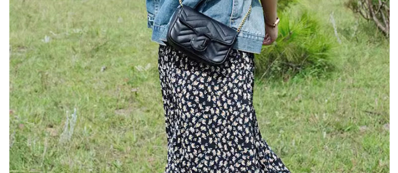 Áo khoác denim nữ dáng ngắn form rộng tay dài cổ ve — áo khoác denim dài tay chi tiết 7