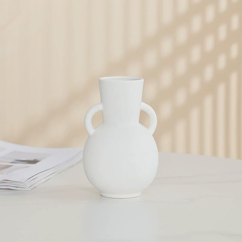 Скандинавская керамическая ваза оптом матовая белая ваза DIY граффити живопись Ваза вставка сухая ваза декоративные украшения