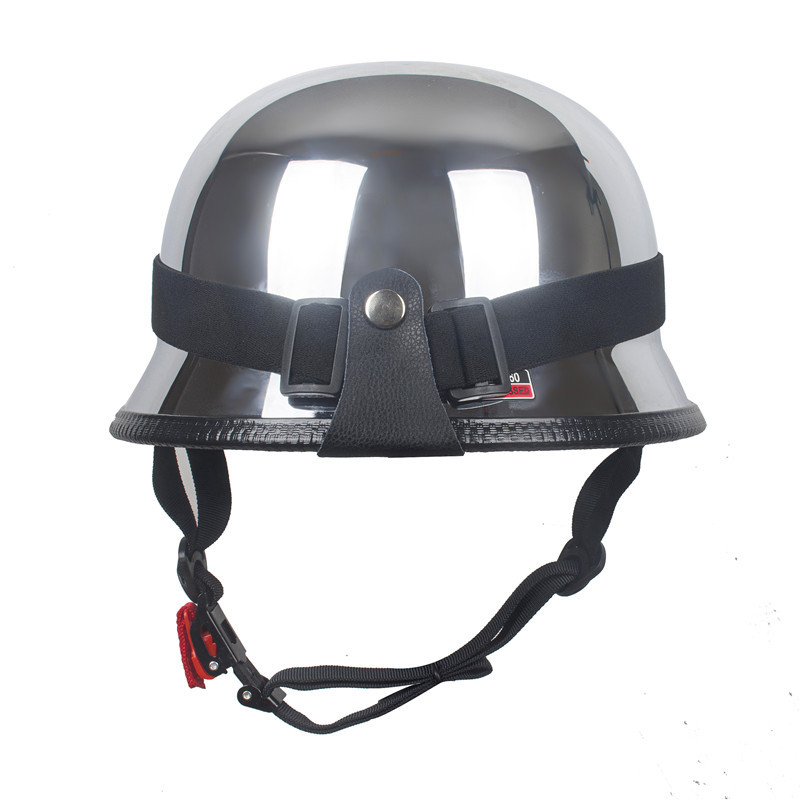 Cross-border Special for Electroplating Retro Battery Electric Car Helmet Battery Car German Retro Men's and Women's Four Seasons Foreign Trade Helmet