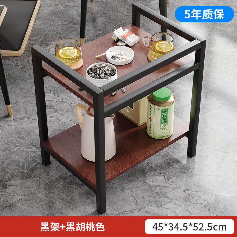 Mesa de mahjong, estante de té, sala de ajedrez y tarjetas, mesa lateral para una sola persona, máquina de mahjong móvil, estante de artículos al lado de la mesa de té