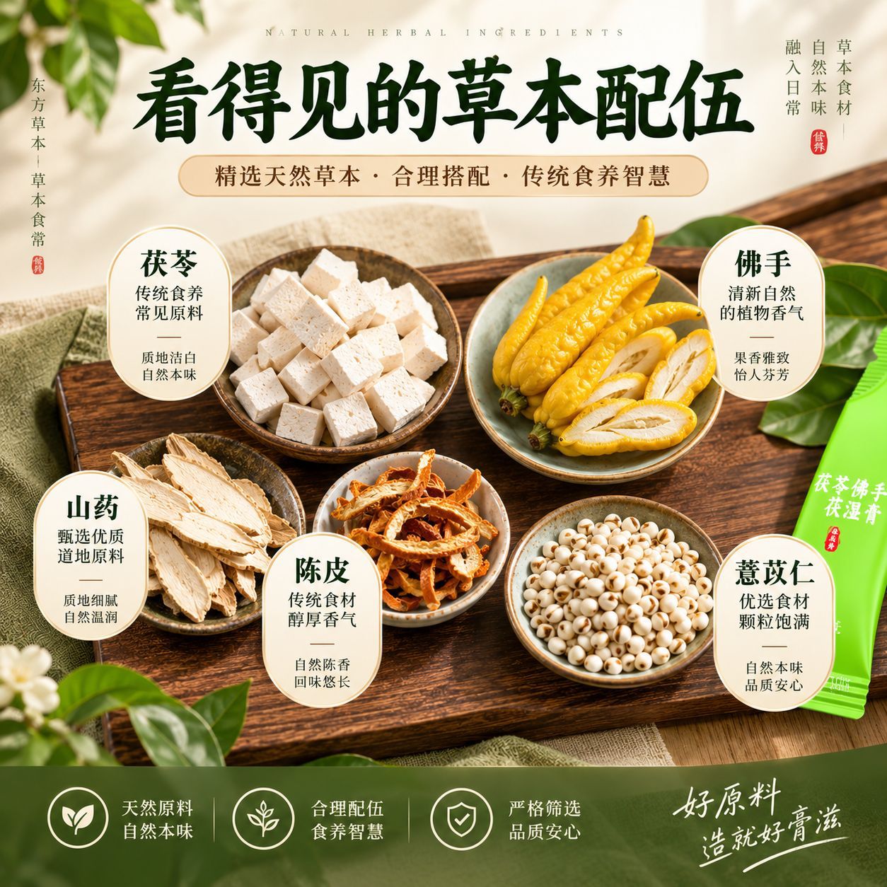Fu Ling Gao (Poria & Wuzhimaotao Herbal Paste) — Ready-to-Eat Herbal Paste Sachets, 100g key features