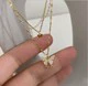 П pendant ожерелье с жемчугом на цепочке, универсальная стильная подвеска, европейский городской свет-люкс