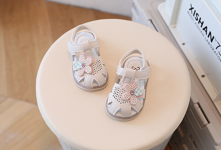 Estate nuove donne bambino 0-1-2 anni neonato suola morbida scarpe da principessa da passeggio sandali Baotou per bambini_voghion.com