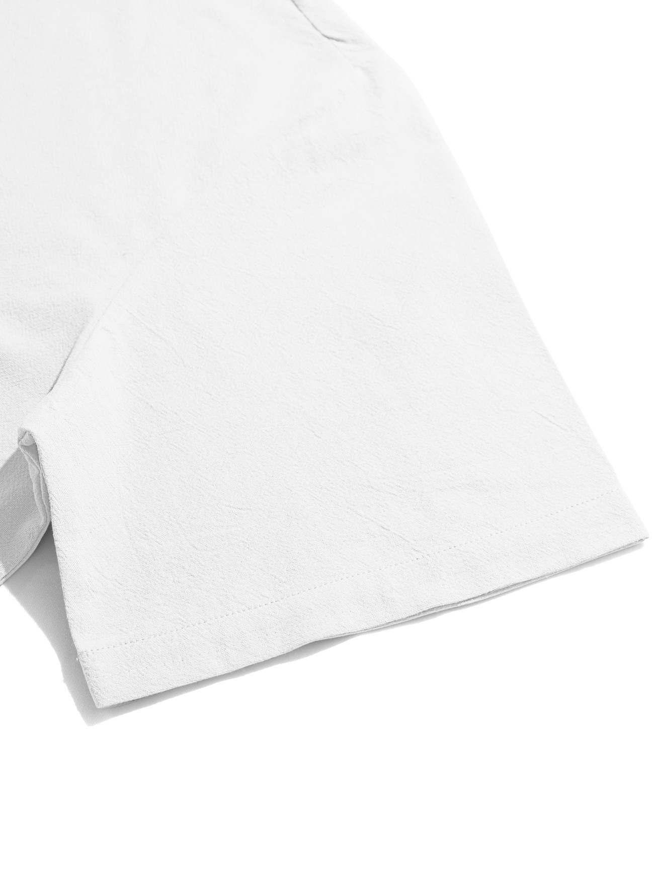 T-shirt con cappuccio in lino da uomo a maniche corte spiaggia_voghion.com