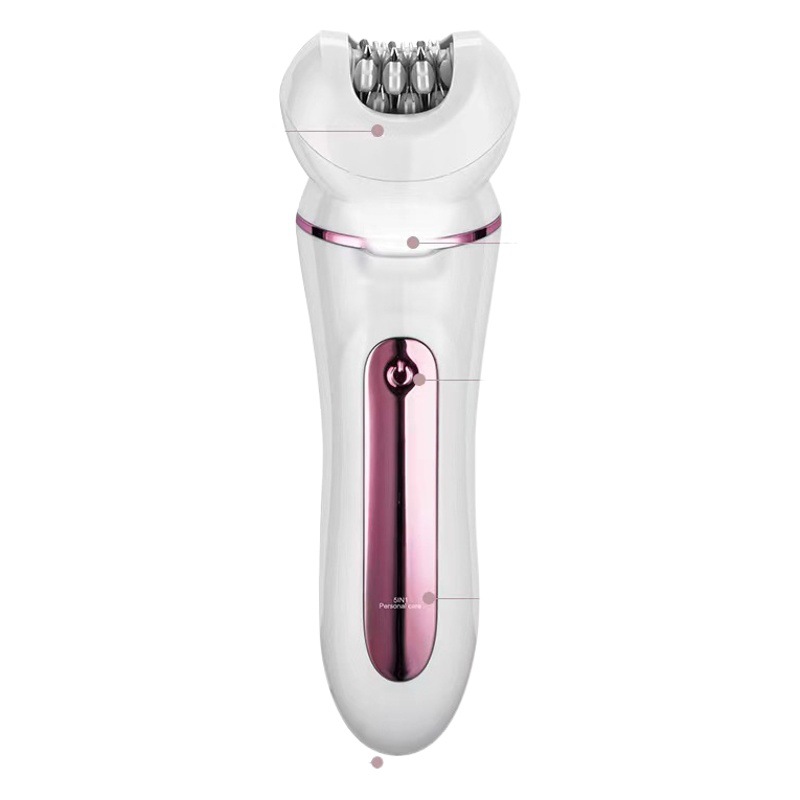 Dispositivo de depilación para mujer, depiladora eléctrica, removedor de vello de piernas y axilas, pulidor de pies, recargable por USB, portátil, lavable
