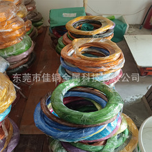 彩色铝线 园林铝线 手工DIY现货彩色铝线 氧化铝丝园艺工艺铝线厂
