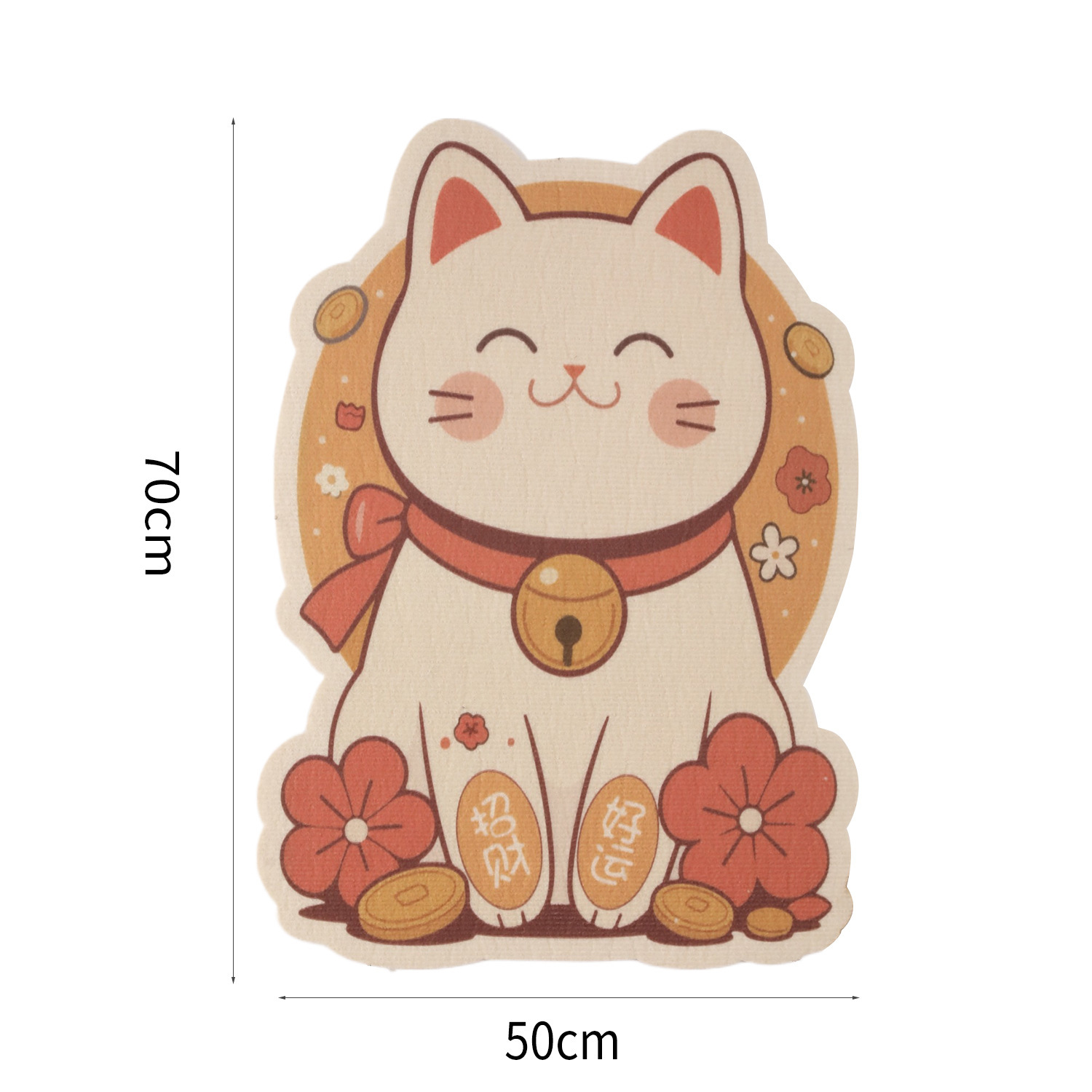 Juguetes para gatos Pegatinas de pared de dibujos animados de poliéster Alfombrillas para patas de gato