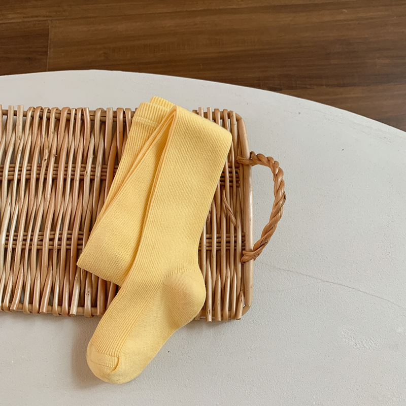 2024 primavera y otoño nuevas polainas para niñas bebé a pantimedias para niños transpirables medias de una pieza coreanas