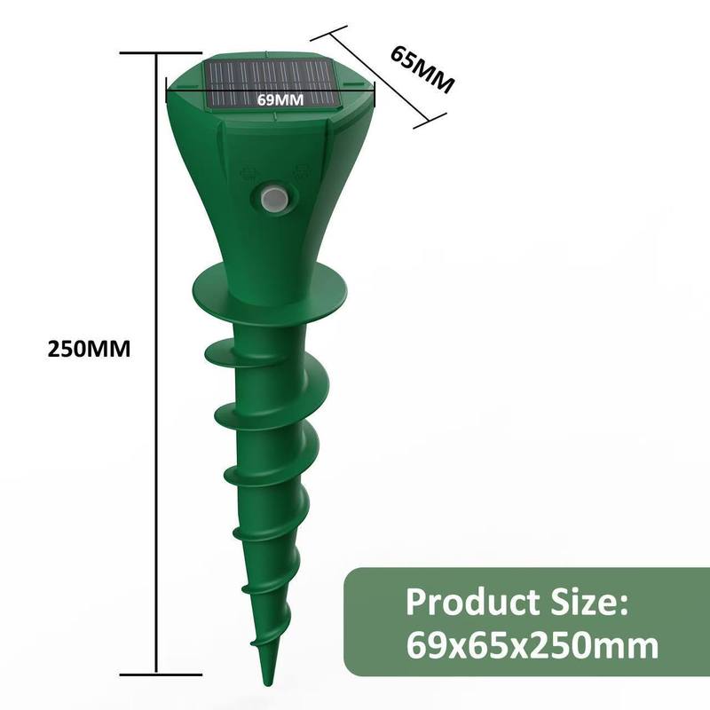 现货IP65防水mole驱地鼠器 太阳能充电动物田鼠驱赶器 驱地鼠器|undefined