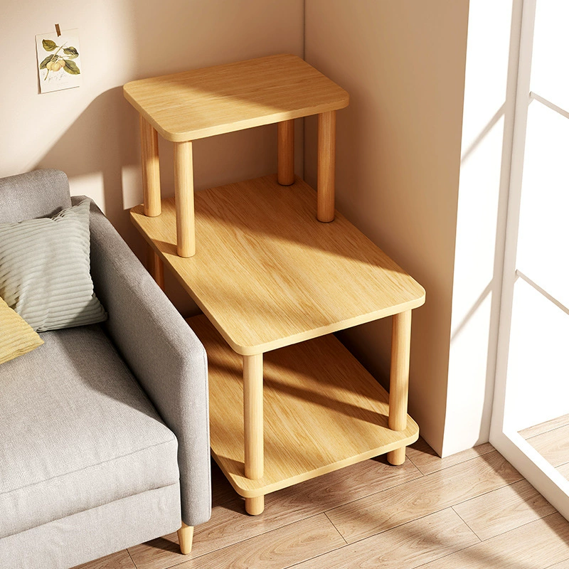 Маленький столик, диван, приставной столик, гостиная, журнальный столик для небольшой квартиры, кровать в арендованном доме, простой чайный столик в скандинавском стиле, подставка для головы