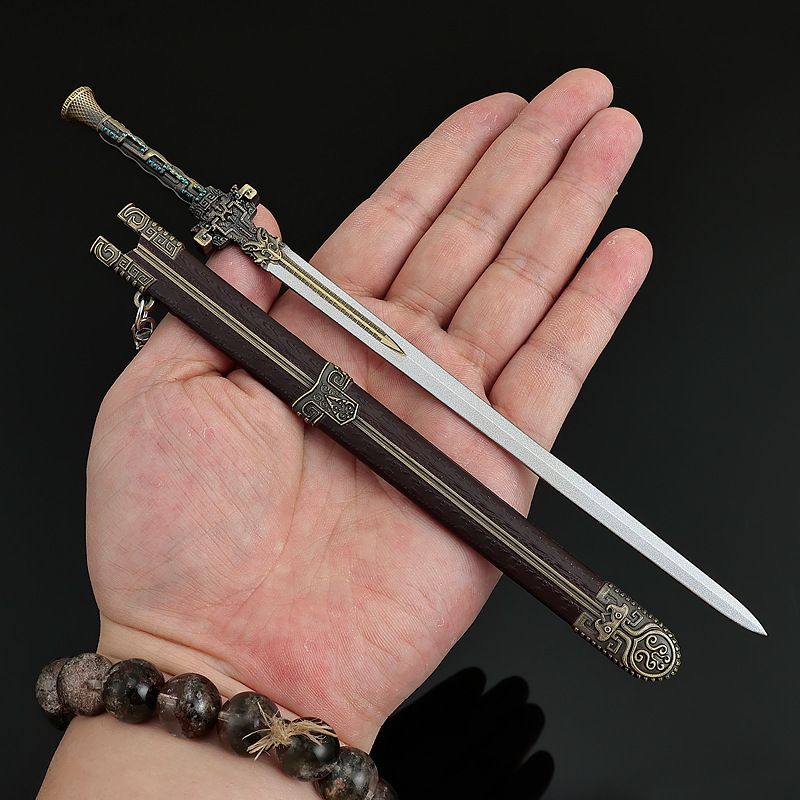 临江仙动漫周边武器白九思契月剑22CM全金属带鞘工艺品玩具模型|undefined