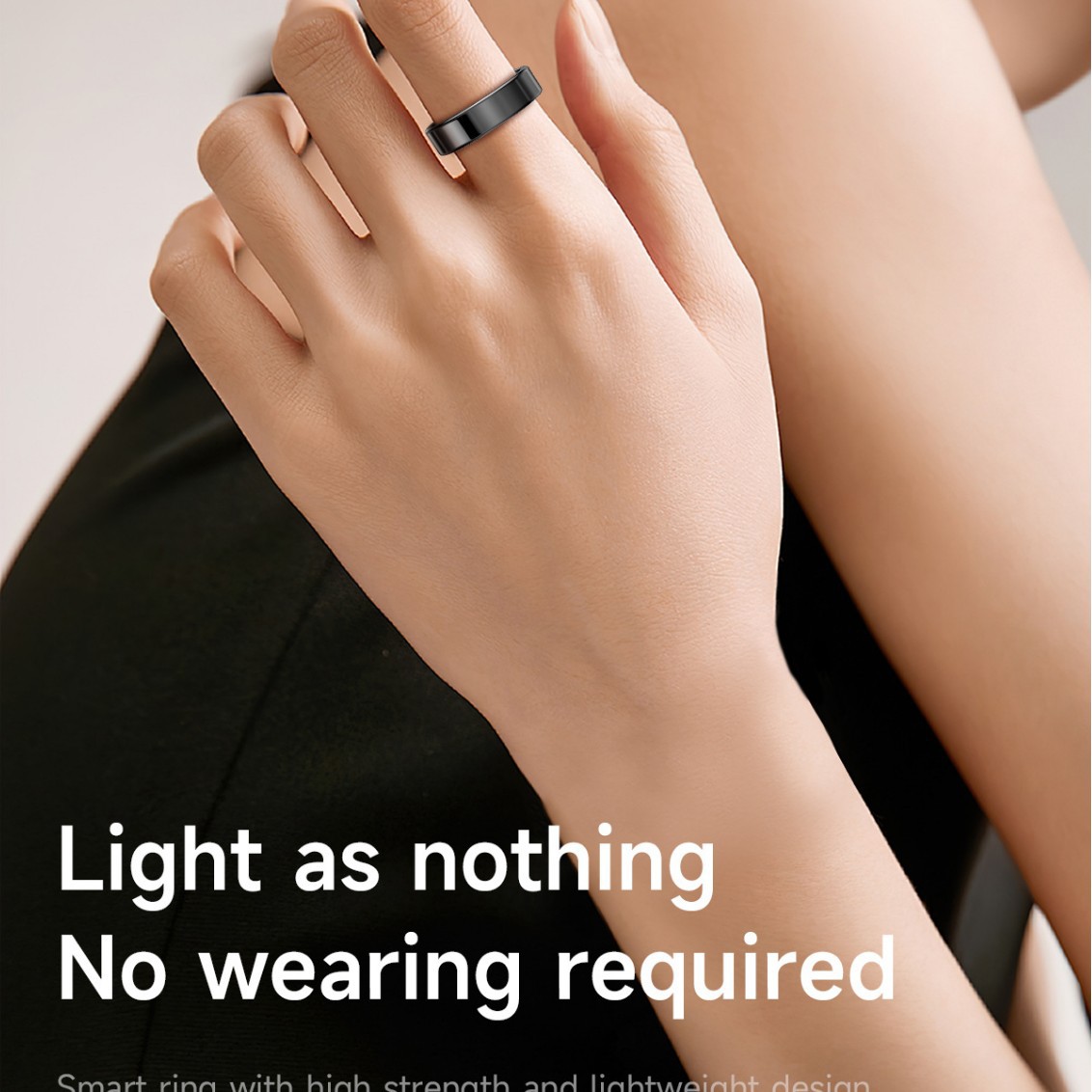 Anillo inteligente multifuncional de venta caliente para fotos de frecuencia cardíaca de 6.8mm oxígeno sanguíneo portátil detección de sueño Bluetooth saludable