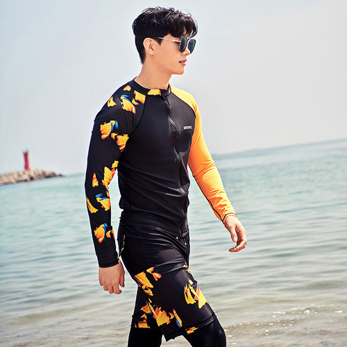 BREREL swimsuit long-sleeved Sanya surfing suit quick-drying wetsuit swimming jellyfish suit time-oriented snorkeling suit