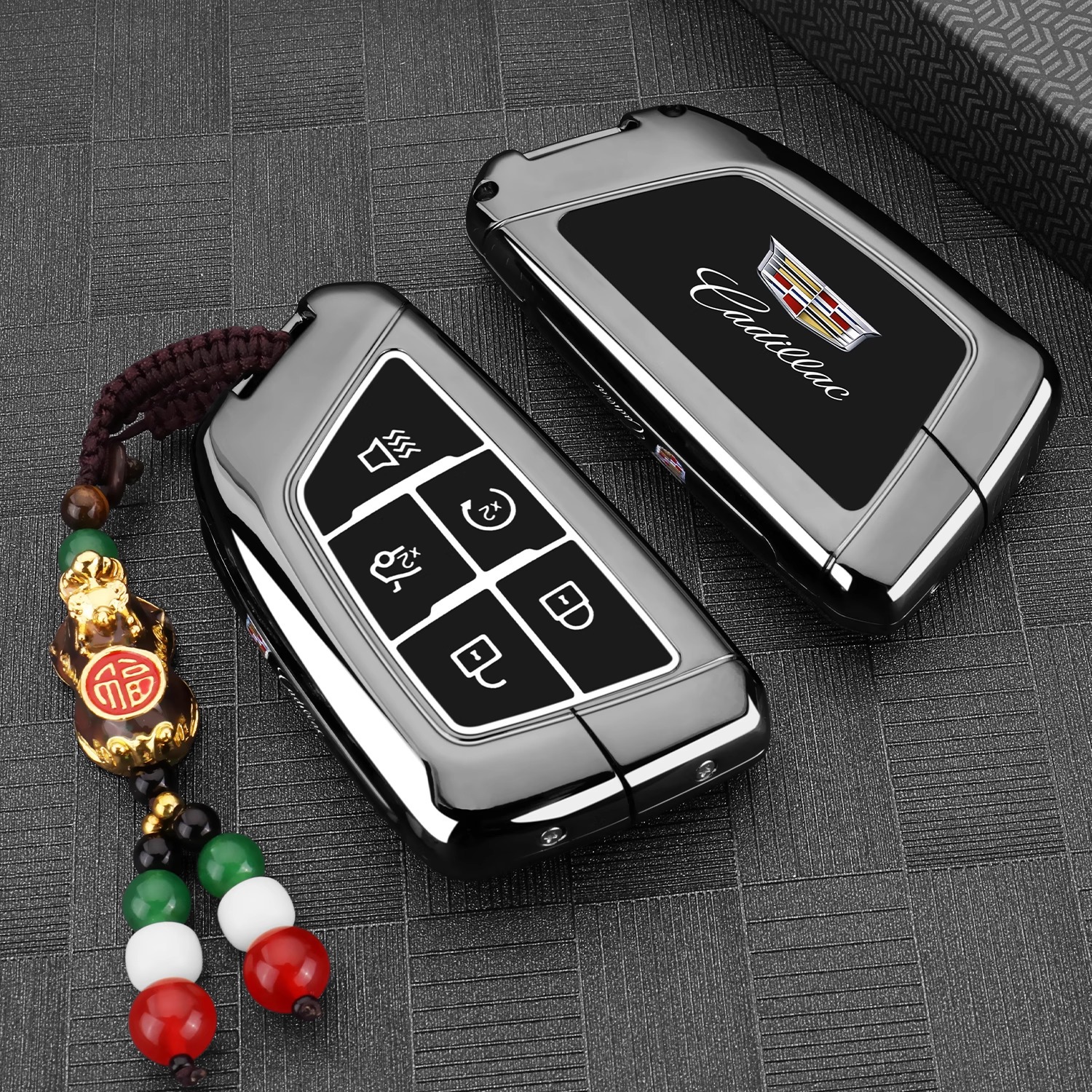 Suitable for 2025 Cadillac Ct5 Key Cover 24 New Ct5 Luxury Platinum Car Metal Buckle Shell