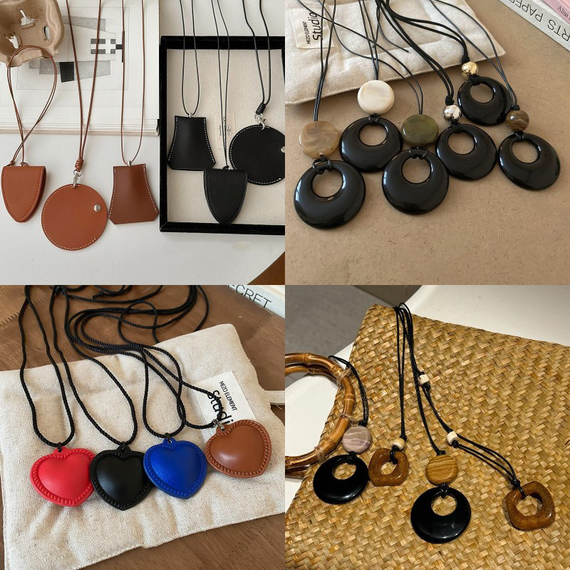 South Korea ins blogger with love pendant necklace net red fashion Joker sweater chain high-end jewelry wholesale