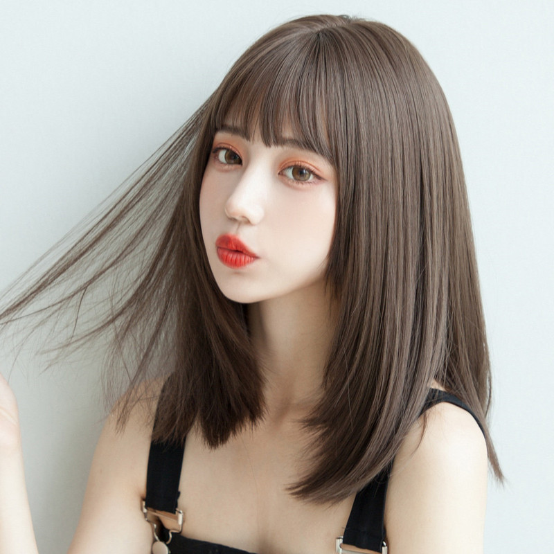 Wig Short Curly Hair Wig Xin Zhilei Short Hair Girl's Wig Short Hair BOBO Hair Medium Long Hair Wig Women Wig Short Curly Hair Wig Xin Zhilei Short Hair Girl's Wig Short Hair BOBO Hair Medium Long Hair Wig Women
