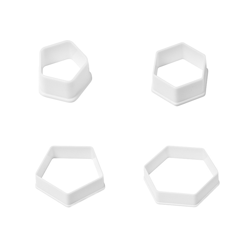 Suministro directo de fábrica transfronteriza fútbol fondant cake impresión molde de corte molde de galletas de plástico molde de decoración de la torta al por mayor