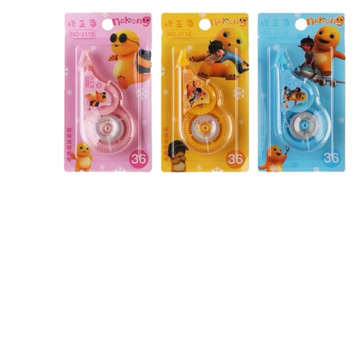 Creative stationery primary school students correction tape correction tape cartoon cute correction learning stationery