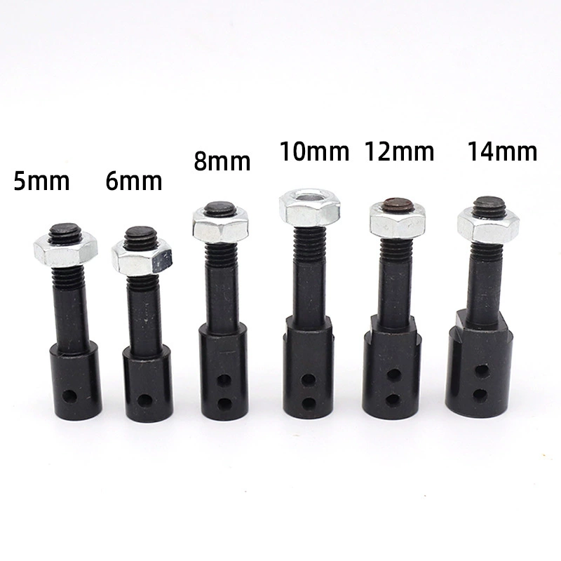 Соединительный вал для шлифовального круга, внутреннее отверстие 5-16 мм, аксессуары для двигателя, соединитель для двигателя 775, соединительный шток для настольного шлифовального станка, полировальный круг, шлифовка