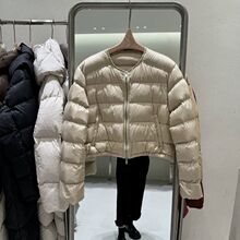 棒球领短款羽绒服女2025年冬新款时尚韩版休闲保暖加厚面包服外套