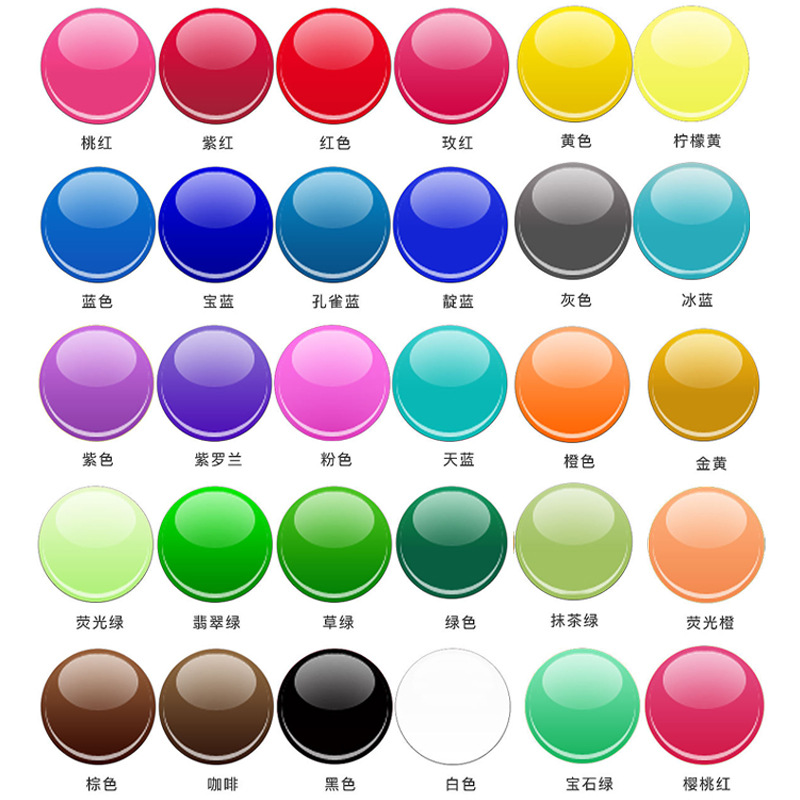 Amazon 24 colores 5ml de alta concentración de color fino diy resina epoxi adhesivo para joyería pigmento uv epoxi pasta de color fluida