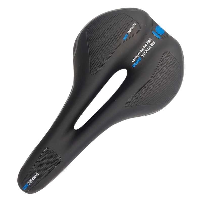 Bicicleta de montaña cojín silla hueco espesado cojín del asiento bicicleta de carretera equipo de montar en bicicleta silla de montar engrosada