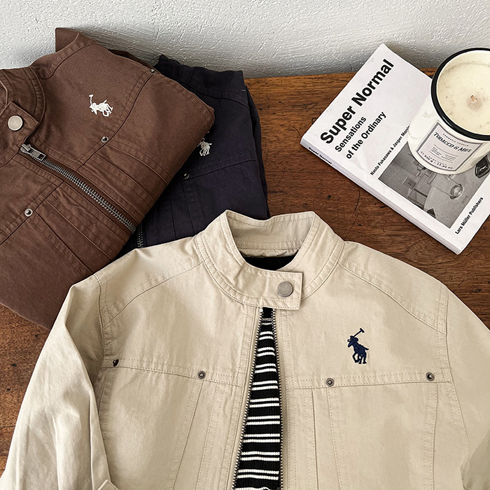 Chaqueta infantil estrella redonda otoño ropa de niños para hombres y mujeres nueva chaqueta de moda bebé camisa con cremallera chaqueta coreana