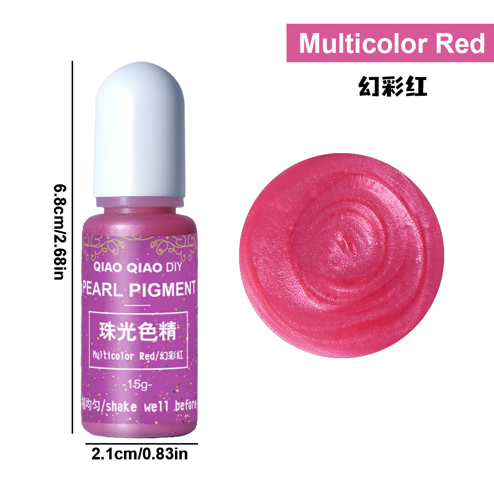 Tairui Drip Glue Pearl Color Essence DIY Handmade Color Mixing Pigment Color Essence UV Resin Glue C