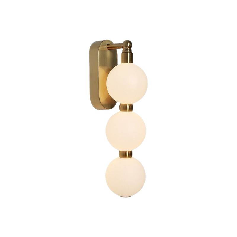 Gran vista jardín lámpara de cama lámpara de pared moderna minimalista y creativa nórdica luz de lujo crema viento dormitorio principal lámpara de pared de la sala de estar 389L