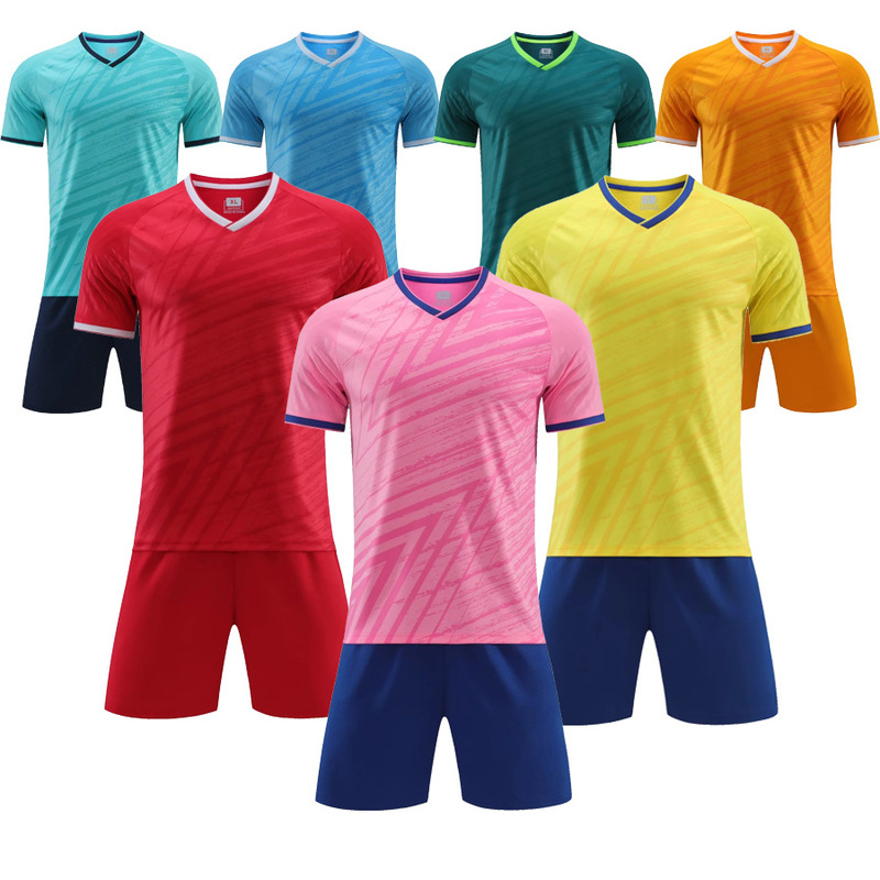 New Football Uniform Set for Men, Adults, and Children, Football Match Training Uniform, Plain Printed Number Football Jersey, Team Uniform New Football Uniform Set for Men, Adults, and Children, Football Match Training Uniform, Plain Printed Number Football Jersey, Team Uniform