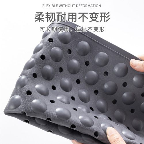 Bathroom anti-slip mat, shower room, bathroom bath mat, children's anti-fall foot mat, environmentally friendly TPE massage floor mat