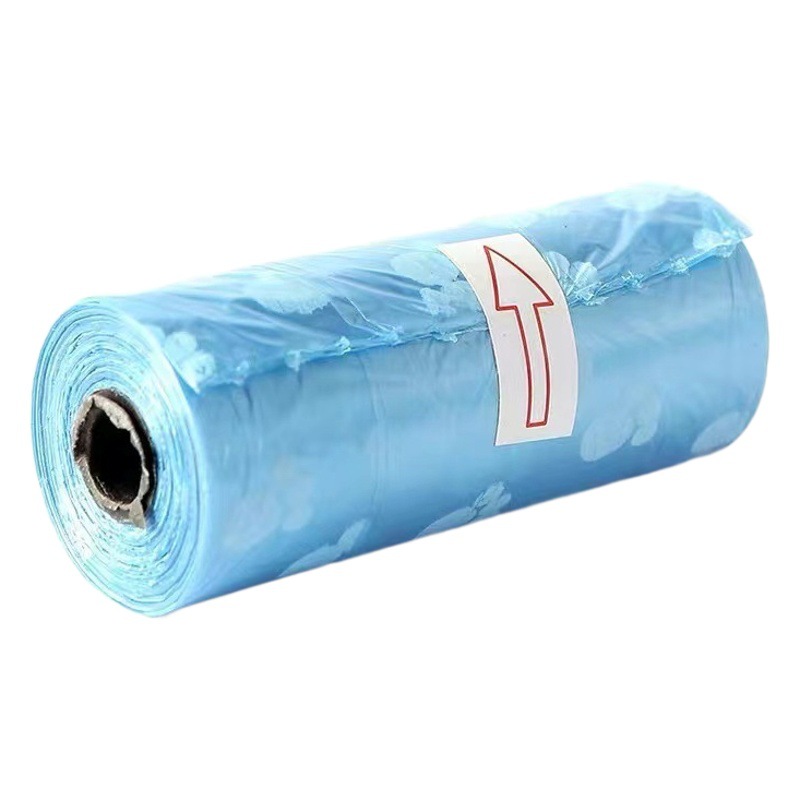 Suministros para mascotas bolsa de basura al aire libre taburete Portátil Bolsa gato y perro universal engrosada bolsa de aseo bolsa de limpieza de plástico