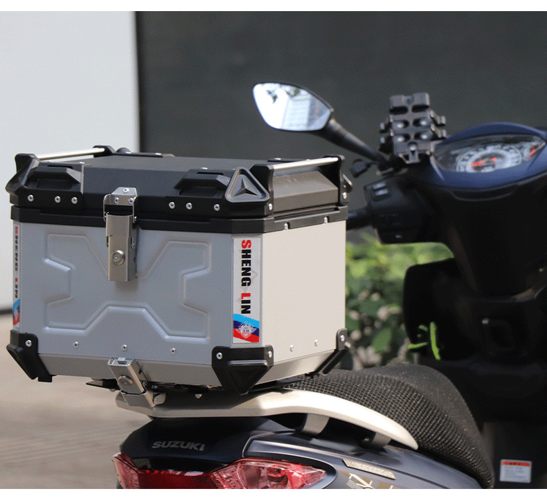 Special Motorcycle Aluminum Alloy Tail Box Scooter UY Mavericks NS Trunk GW General Split Line Django Rear Tail Box