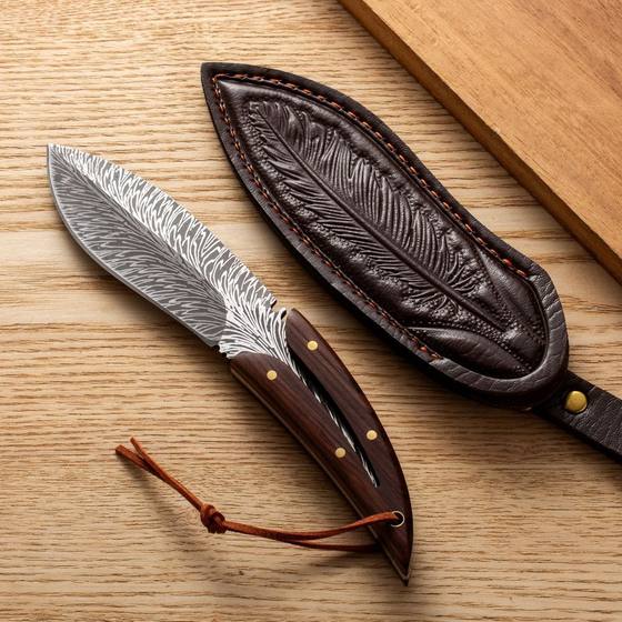 Factory supply outdoor tool pattern tactical knife high hardness sharp small straight knife wilderness survival knife self-defense knife