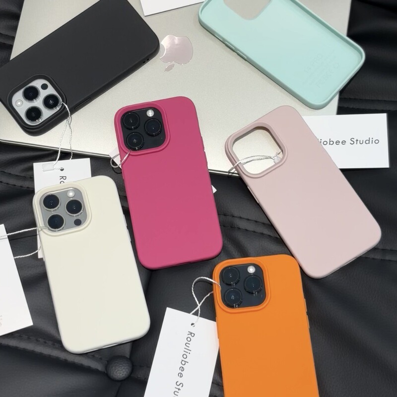 Suitable for Iphone16 Mobile Phone Case Apple 15Promax Imitation Original Leather Pattern 14 Pure Color 13 Apple 12 Protective Cover 11