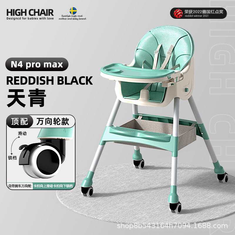 silla de comedor multifuncional para bebés plegable para comer silla de comedor doméstica conveniente silla de comedor silla de comedor para niños