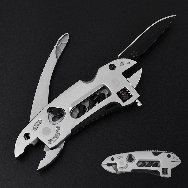 阳江厂家批发日常家用户外野营求生轻巧便携多功能扳手钳子