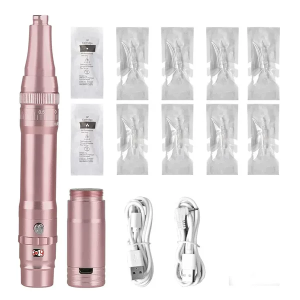 Semi-Permanent Wireless Tattoo Machine, Rechargeable and Plug-In Dual-Purpose Eyebrow Tattoo Machine, Eyebrow Tattoo Machine, Lip Tattoo Tattoo Machine, All-In-One Machine with Built-In