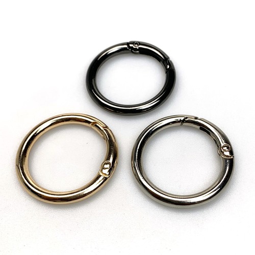 Foshan Supply 1-inch Spring Ring 4.0 Line Inner Width 25MM Open Mouth Bag Hook Material DIY Accessory