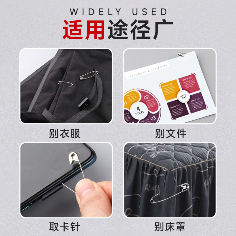 Chal de broche al por mayor de fábrica, hebilla de chal, broche de seguridad anticuado, hebilla de placa de hierro galvanizado, tamaño completo, stock