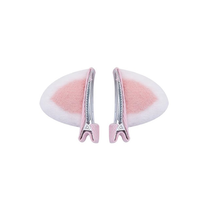 Orejas de gato lindo para niños horquilla de otoño para niñas clip de cierre de horquilla roto clip superior tridimensional tocado de horquilla de tamaño pequeño