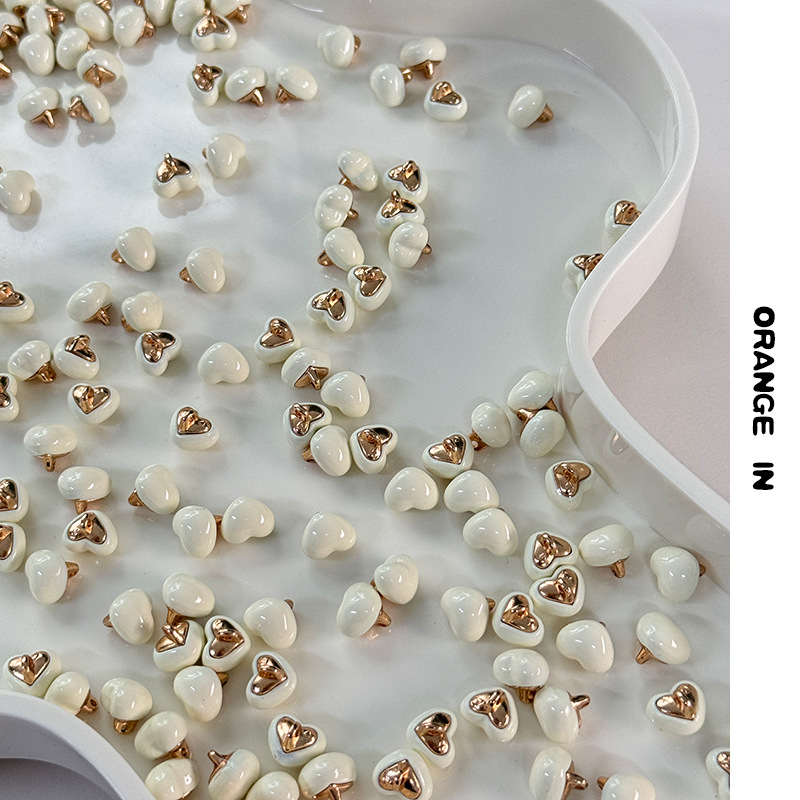 JULI naranja amor piedra lindo pequeño botón ropa infantil camisa cuello de manguito botón vestido de punto cardigan botón