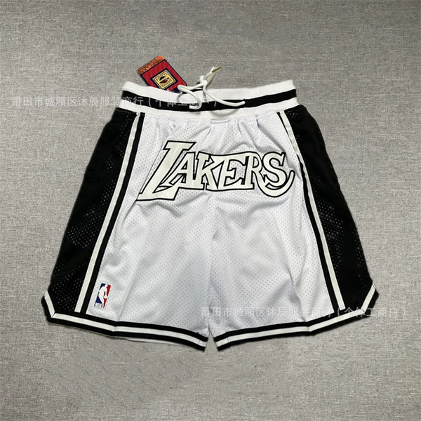 Pocket Lakers white and black shorts