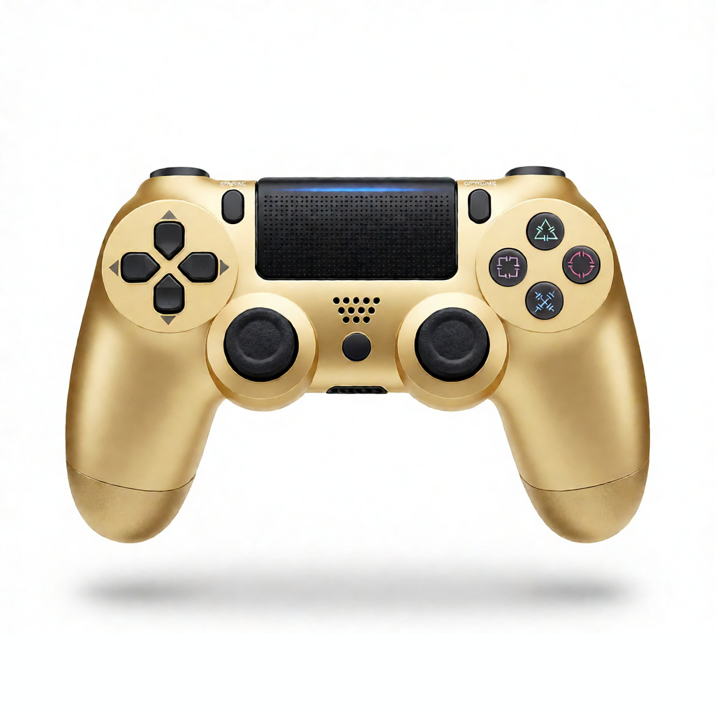Controlador de juego P4 versión estadounidense con doble vibración inalámbrica Bluetooth, versión europea P4, controlador de juego con doble vibración para Steam.
